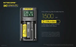 Nitecore USB Dual-Slot Charger -Sackundpack Geschäfte NC UM2 4