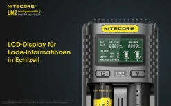 Nitecore USB Dual-Slot Charger -Sackundpack Geschäfte NC UM2 5
