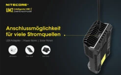 Nitecore USB Dual-Slot Charger -Sackundpack Geschäfte NC UM2 6