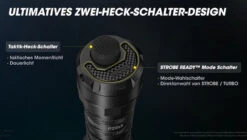 Nitecore Taktische Taschenlampe P20iX -Sackundpack Geschäfte P20iX 3