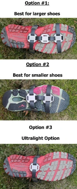 Vargo V3 Pocket Cleats™ - Titanium /Grödel -Sackundpack Geschäfte T476 6