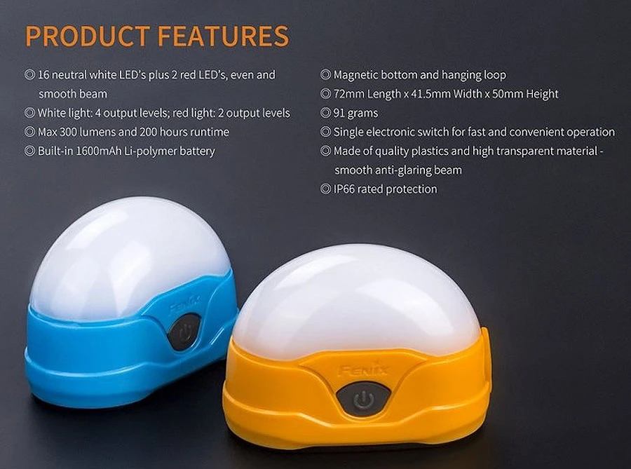 Fenix CL20R LED Camp- Und Notfall-Leuchte 4 Fenix CL20R LED Camp- Und Notfall-Leuchte - Image 2