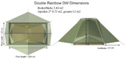 Tarptent Double Rainbow DW -Sackundpack Geschäfte drdw 7