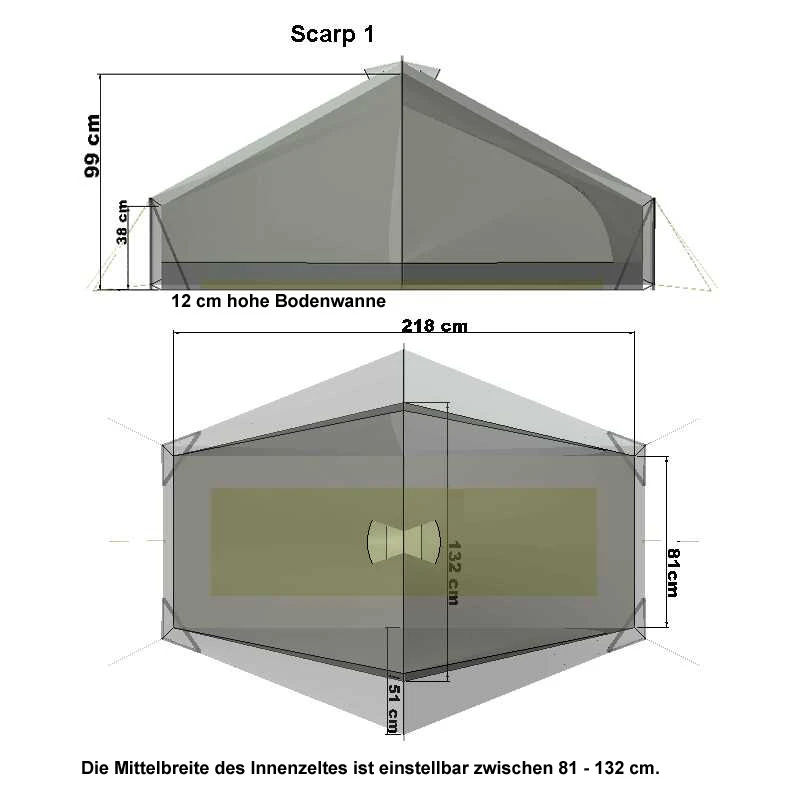 Tarptent Scarp 1 Mit Solid Inner Tent 5 Tarptent Scarp 1 Mit Solid Inner Tent - Image 3